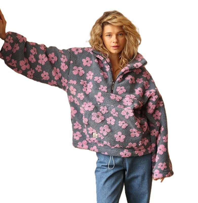 Marguerite | Pull en polaire Bloom