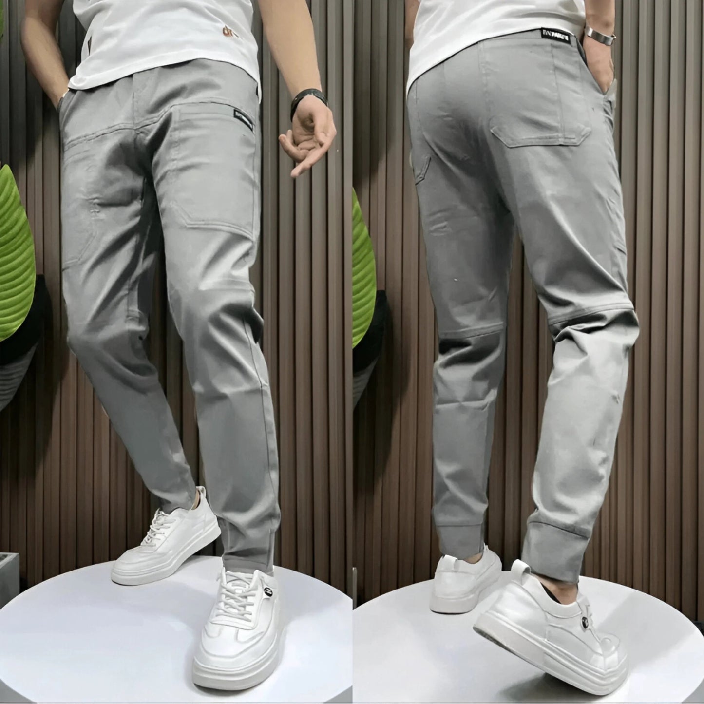 Charles | Pantalons Cargo Élastiques Premium