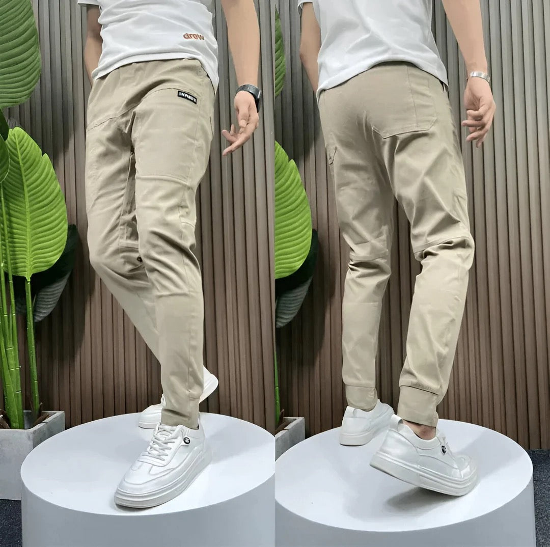 Charles | Pantalons Cargo Élastiques Premium
