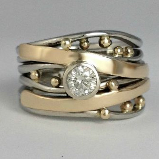 Auric Elegance | Zirconia Ring