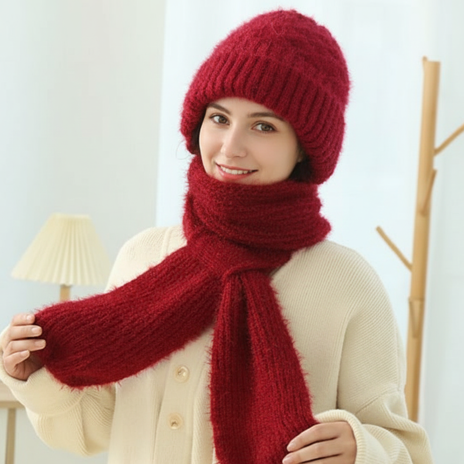 Cléa | écharpe avec capuche intégrée