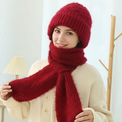 Cléa | écharpe avec capuche intégrée