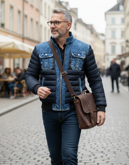 Ares™ | VESTE MATELASSÉE HYBRIDE EN DENIM