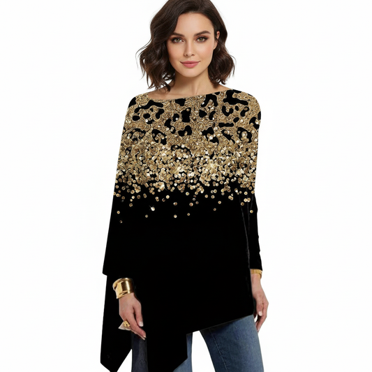 Mélodie | Pull Éclat d’Or Élégant