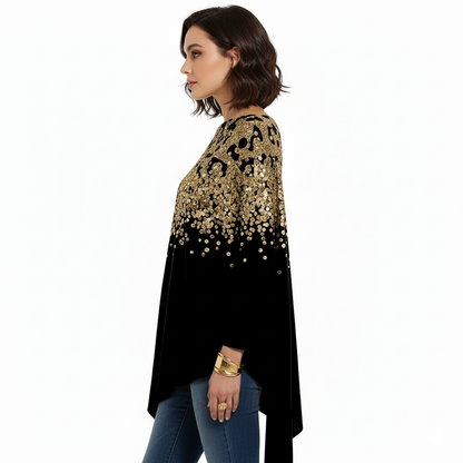 Mélodie | Pull Éclat d’Or Élégant