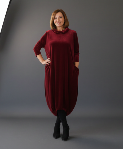 Bijou™ | Robe maxi élégante en velours