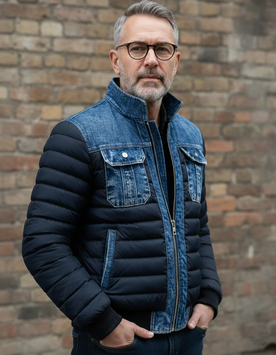 Ares™ | VESTE MATELASSÉE HYBRIDE EN DENIM