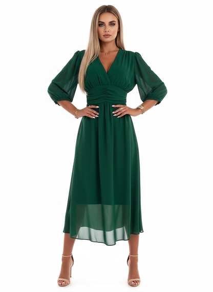 Bellatrix | Robe mide en mousseline