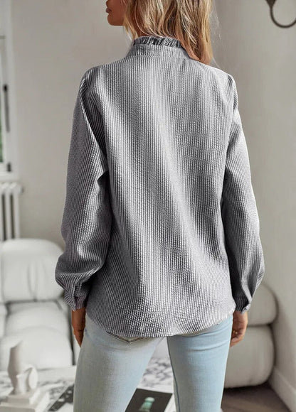Durand Lyon | Blusa contemporánea con botones