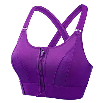 Brassière Fit Zippée Anti-transpiration