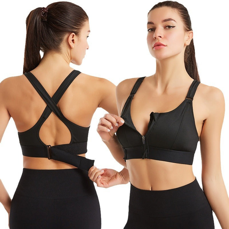 Brassière Fit Zippée Anti-transpiration