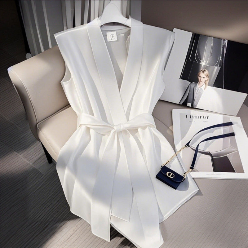 Durand Lyon | Blouse élégante sans manches