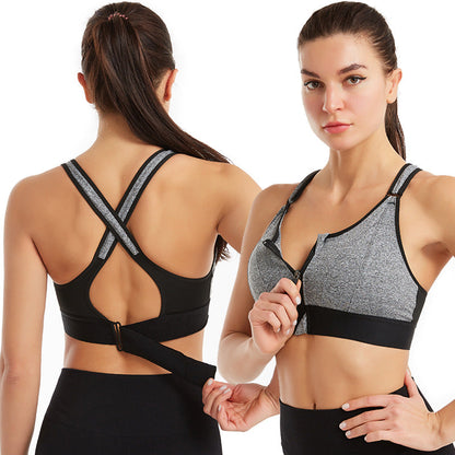 Brassière Fit Zippée Anti-transpiration