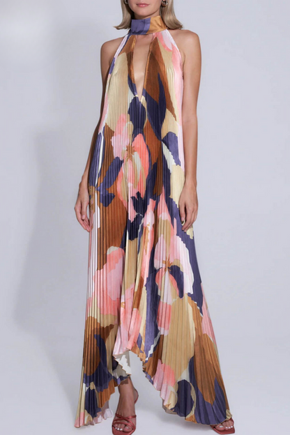 Keila - Robe Midi à Dos Découpé