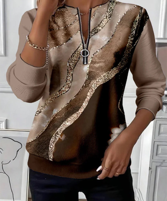 Durand Lyon | Sweat-shirt à demi-zip