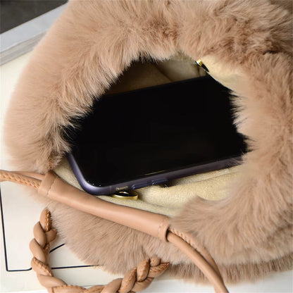 Viky | Sac à bandoulière en peluche citrouille