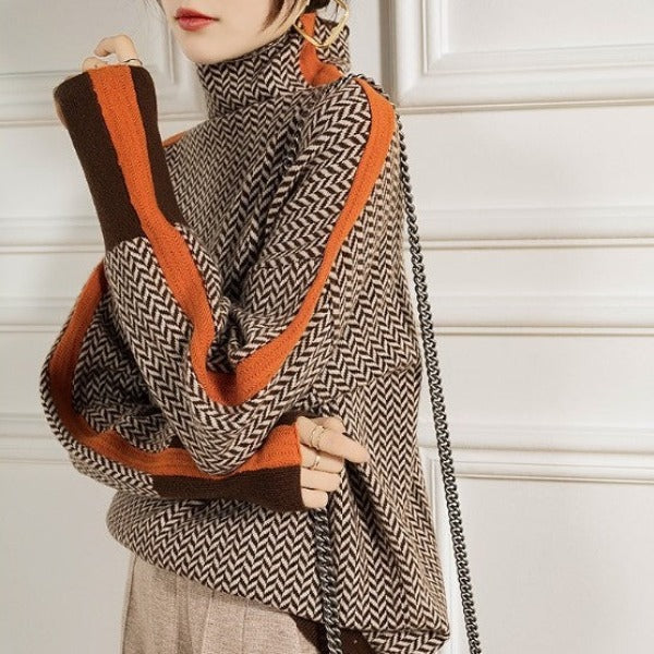 Emy - Sweat à col montant