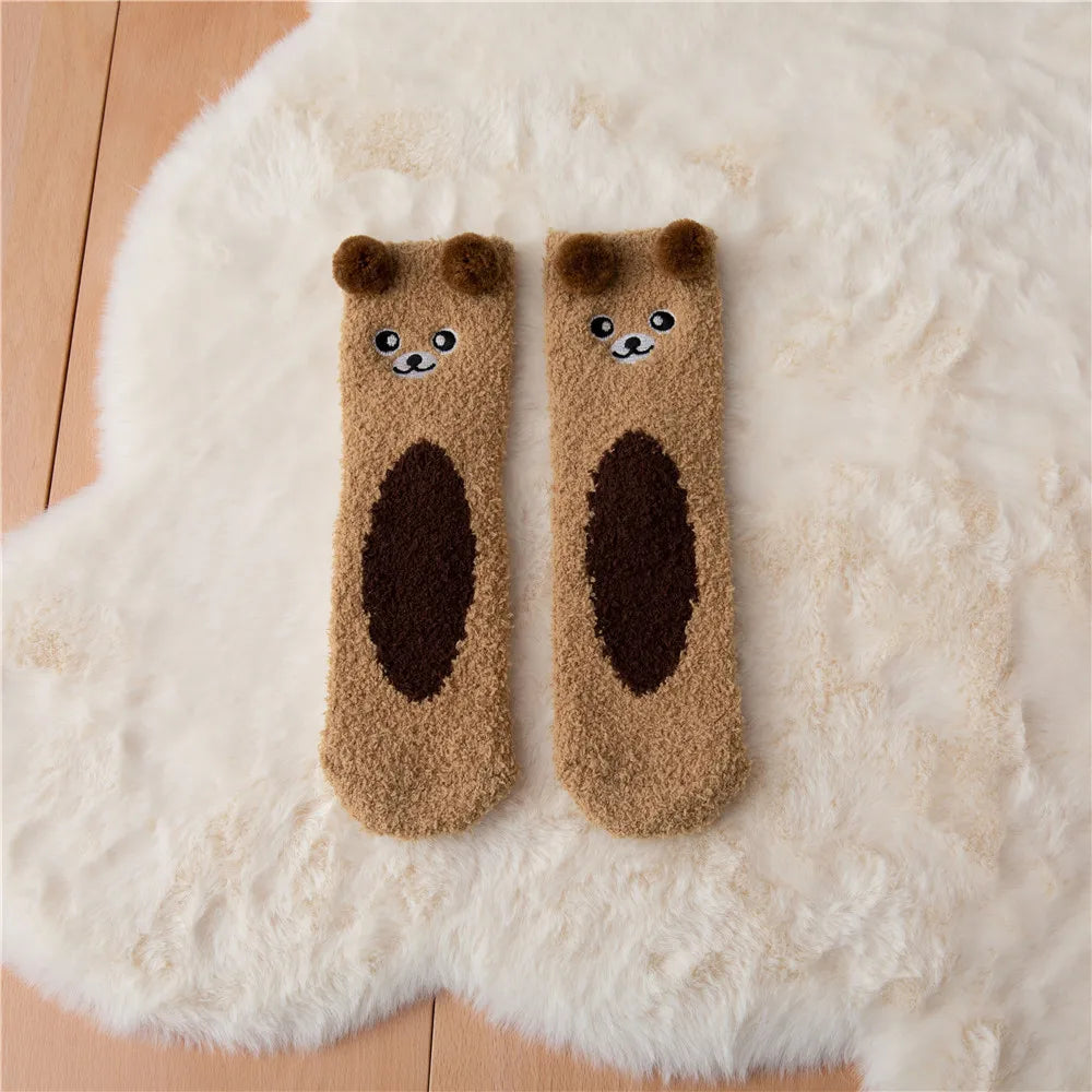 Chaussettes Douces Animaux Mignons