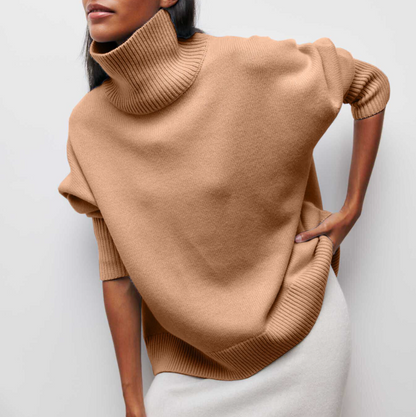 Amelia | Élégant Pull à Col Roulé