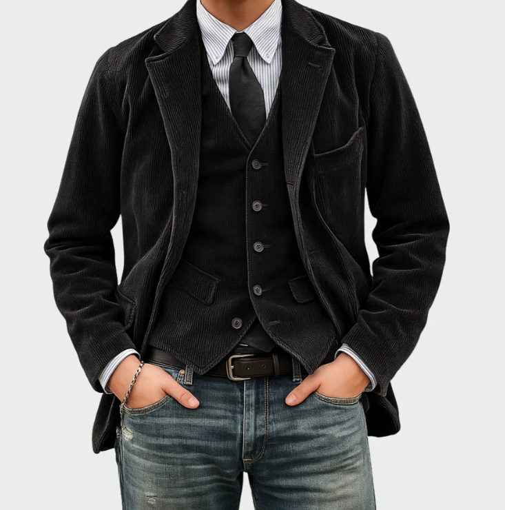 Jort™ | Blazer et Gilet en Velours