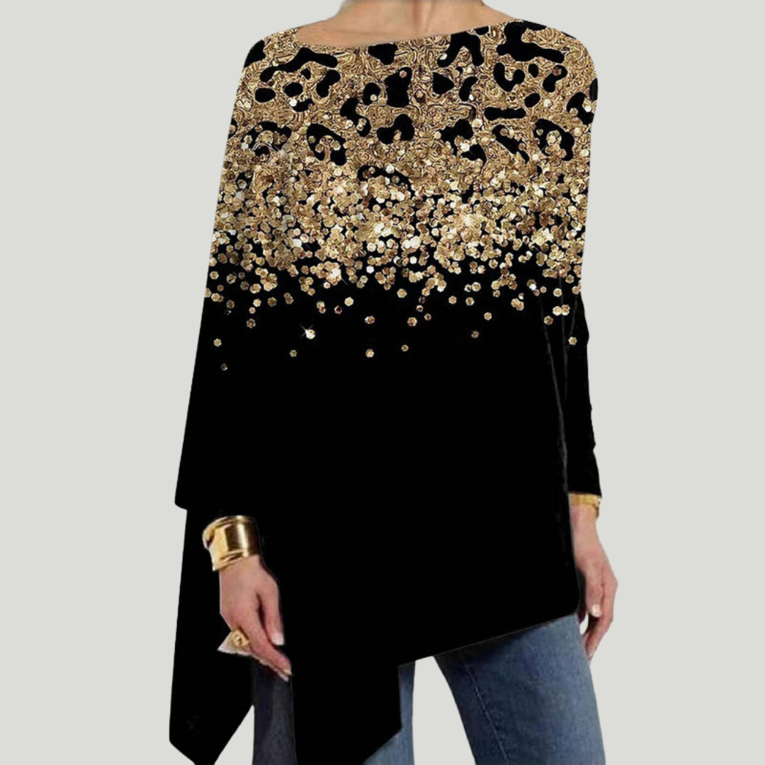 Mélodie | Pull Éclat d’Or Élégant