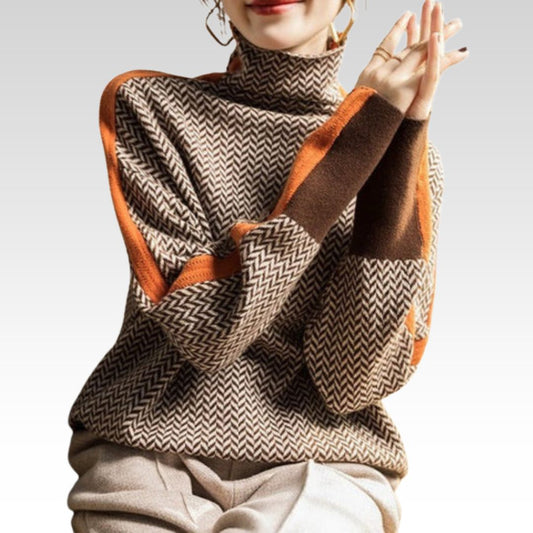 Emy - Sweat à col montant