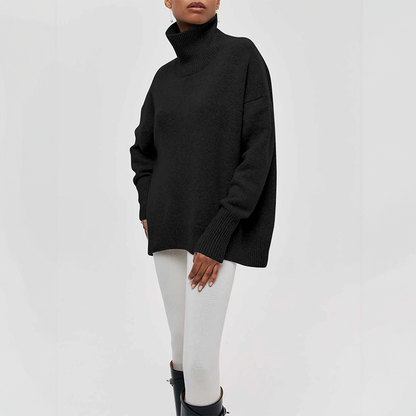 Amelia | Élégant Pull à Col Roulé