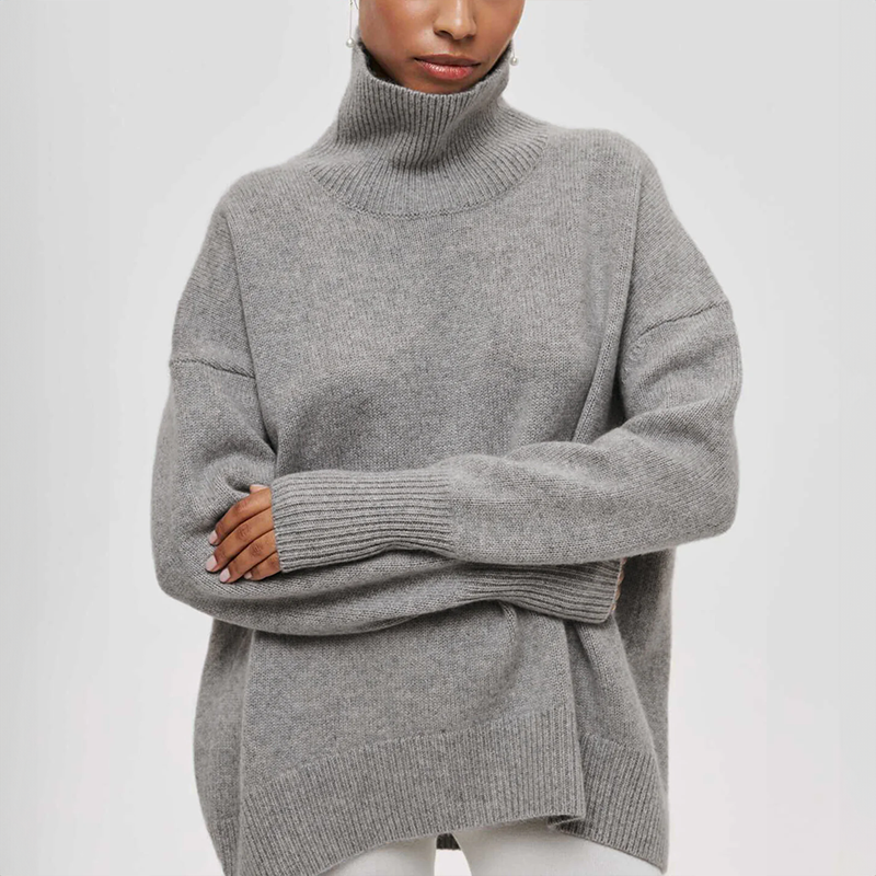 Amelia | Élégant Pull à Col Roulé