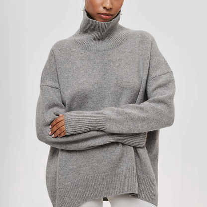 Amelia | Élégant Pull à Col Roulé