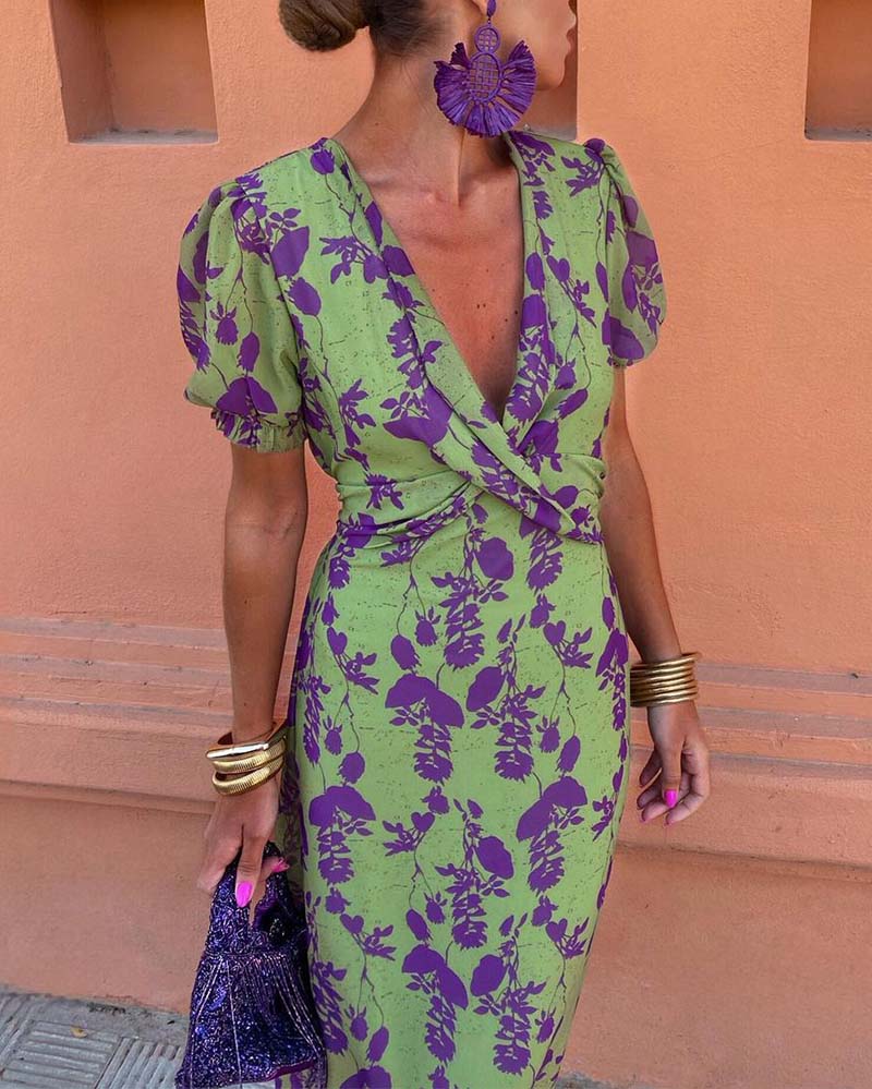 Irie – Élégante Robe à Motif Floral