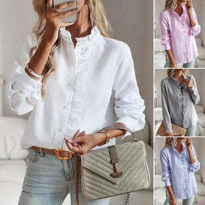 Durand Lyon | Blusa contemporánea con botones