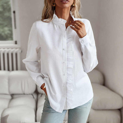 Durand Lyon | Blusa contemporánea con botones